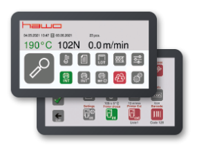 Intuitive operation via touch screen